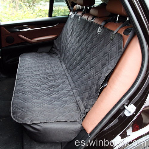 Cubierta de asiento para el automóvil mascota impermeable para el asiento trasero